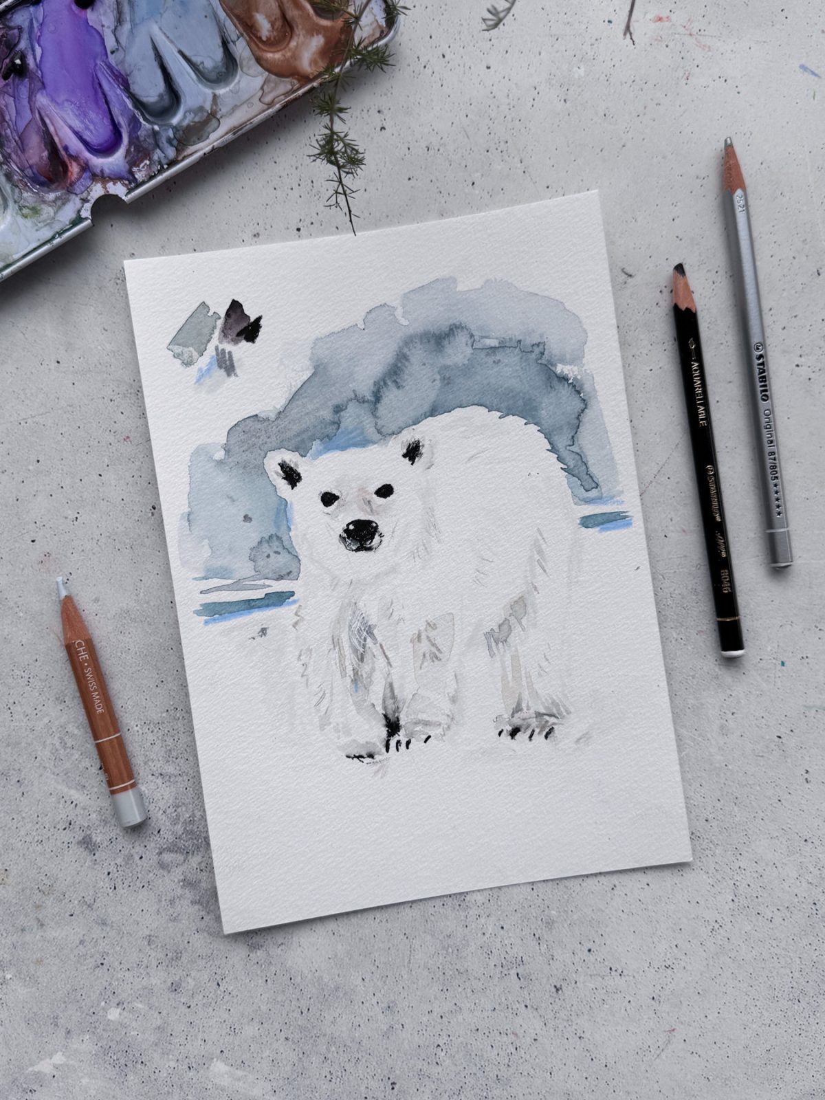 Merry Mixed Media – Negative Space